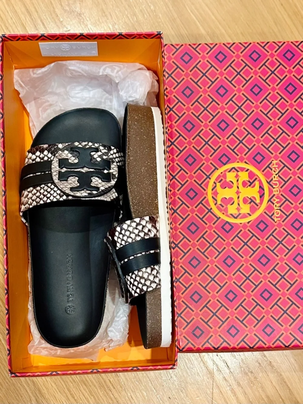 Tory Burch Leigh Anatomic Slide Sandals
